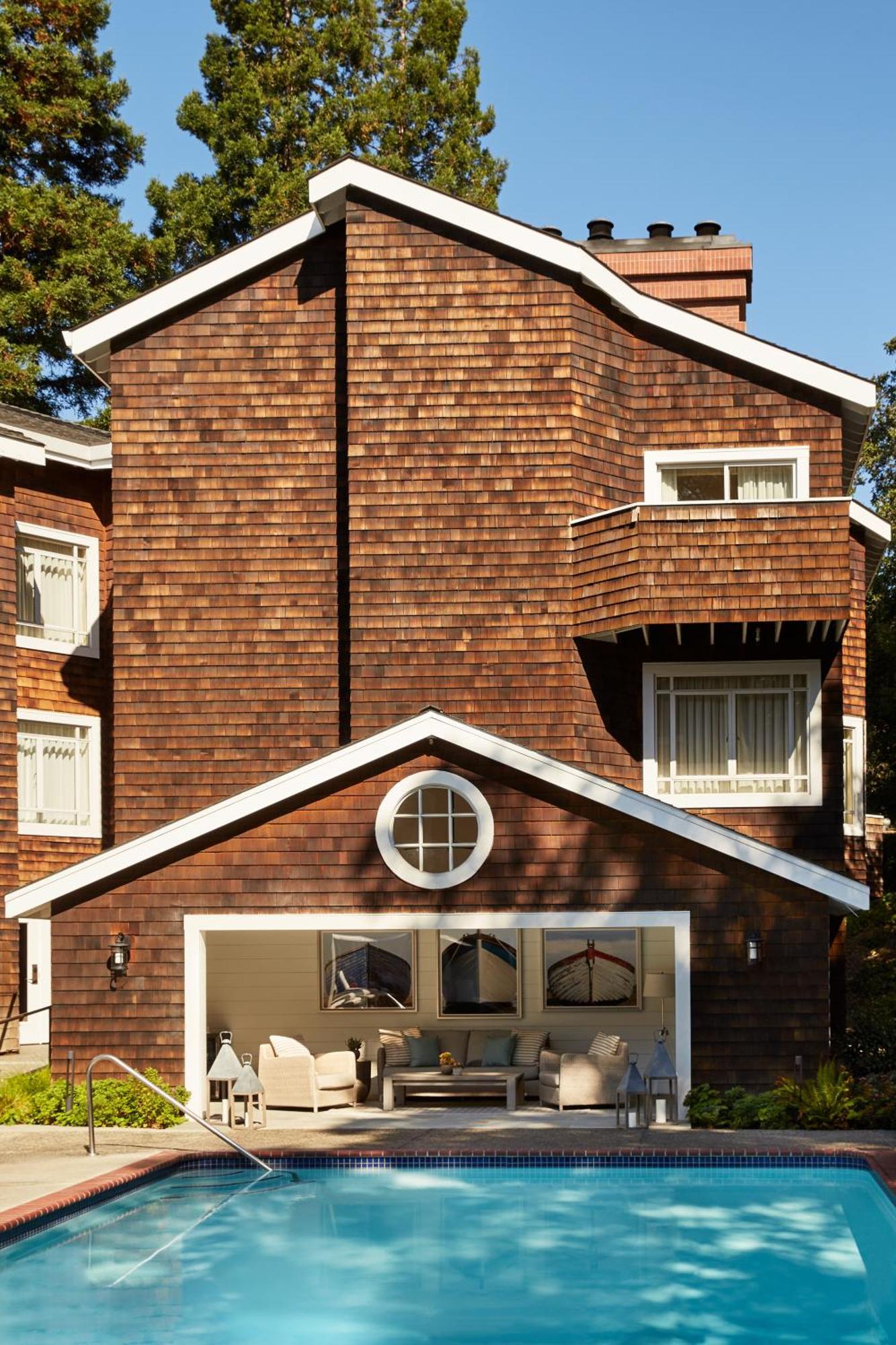 The Stanford Park Hotel Menlo Park Exteriér fotografie