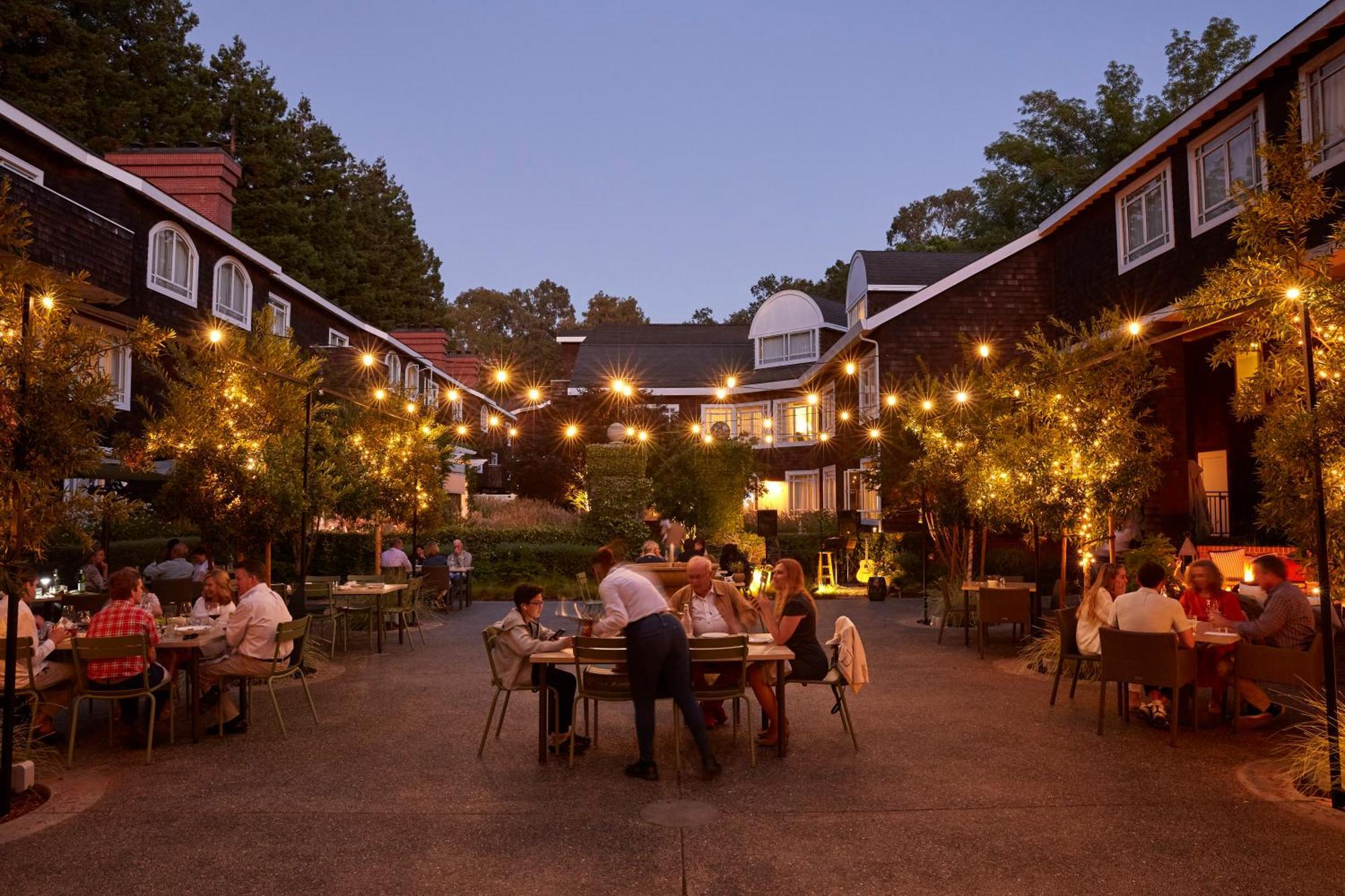 The Stanford Park Hotel Menlo Park Exteriér fotografie