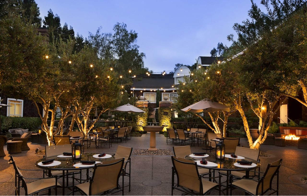 The Stanford Park Hotel Menlo Park Exteriér fotografie